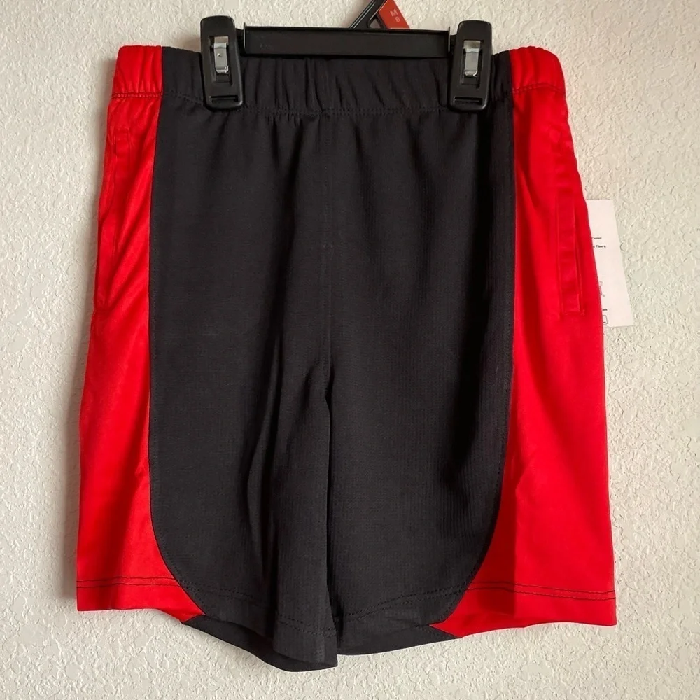 Athletic Works Kids' Black and Red Gaming Shorts size M -NWT